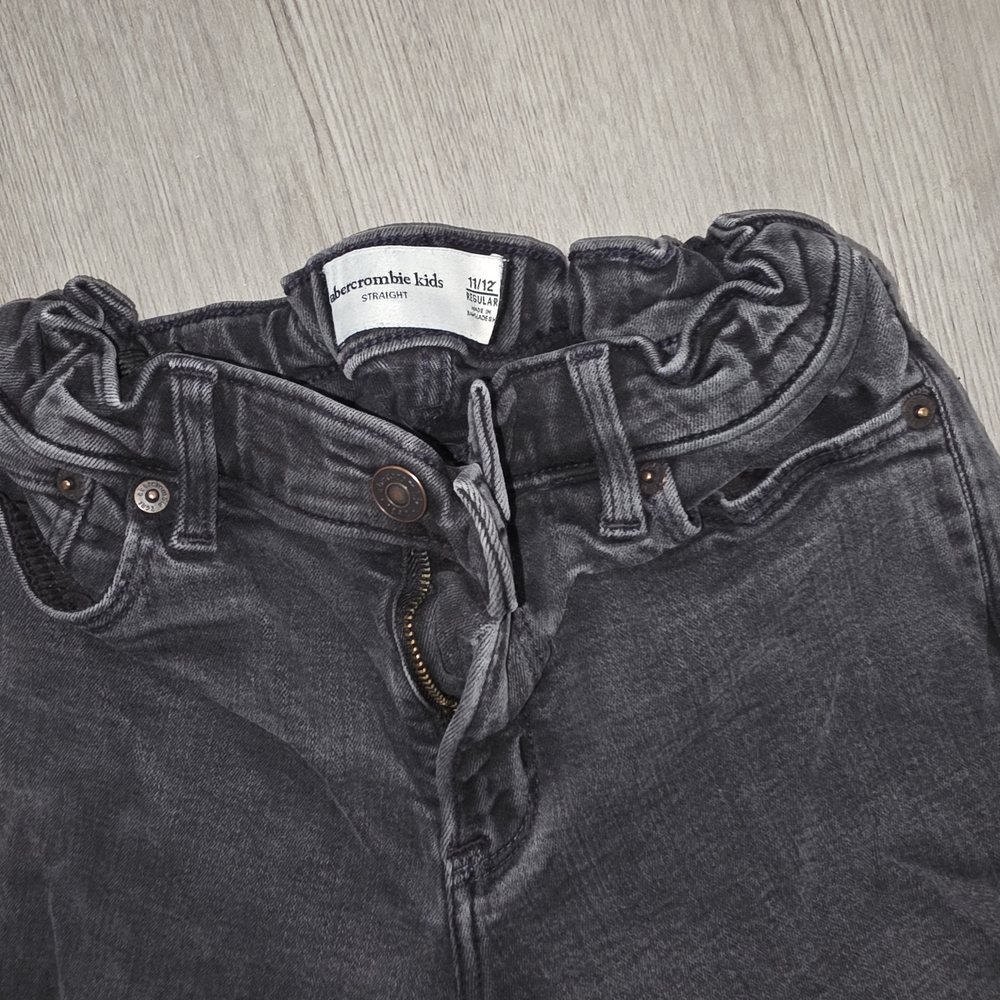 Abercrombie Kids Charcoal Skinny Jeans